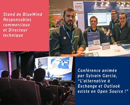 Stand et conférences de BlueMind lors du POSS