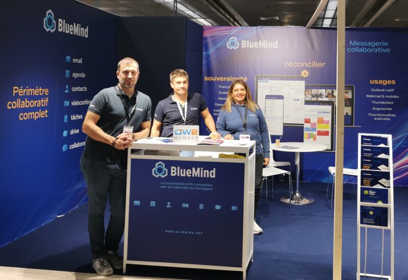 OSXP Jour 1, sur le stand BlueMind