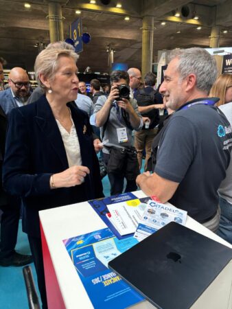BlueMind - Pierre Baudracco avec Anne le Henanff, ministre